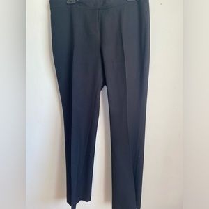 Anne Klein Flat Front Black Pants Size 10